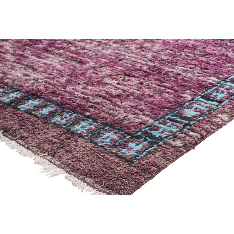 One-of-a-Kind 6'6x10'6 1950s Wool Area Rug