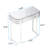 Toini Mirrored Dressing Vanity Table-1617666461