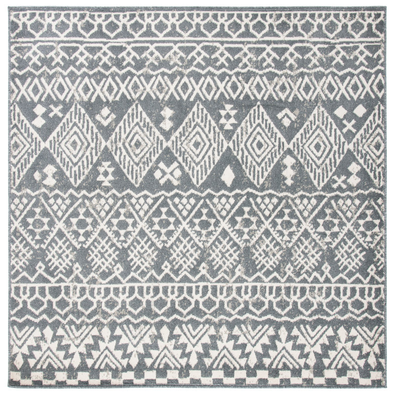 Betty Pyramid Performance Southwestern Rug, Square 6'7"