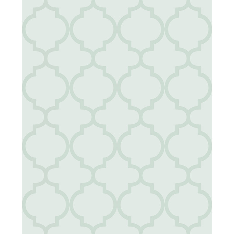 Graham & Brown Trellia Green Wallpaper, Blue
