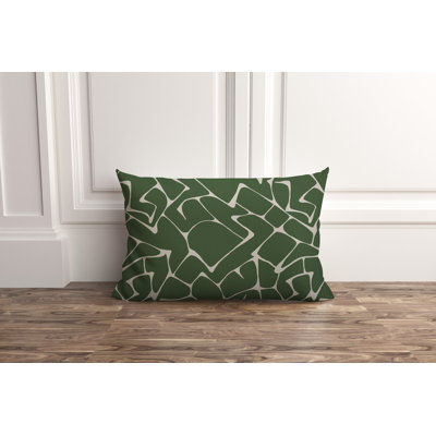 Huxley Geometric Outdoor Reversible Throw Pillow