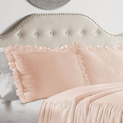 Reyna Microfiber Ruffle Skirt Bedspread Set