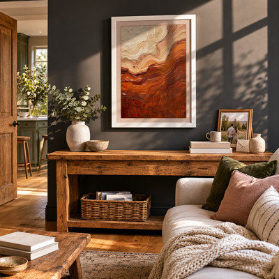 Mineral Flows Modern - Framed Print