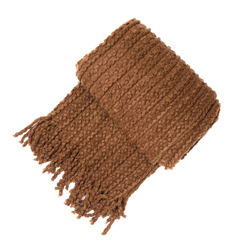 Gwin August Grove Throw, Chocolate