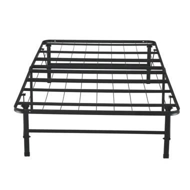 Galindo-14" Metal Platform Bed Frame Steel with Slat Support Folding Platform Bed