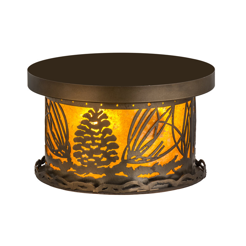 Mountain Pine 2 - Light Outdoor Flush Mount
