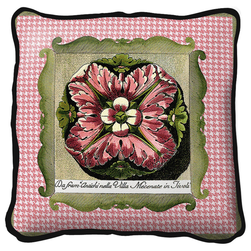 Housse de coussin décoratif 27 po médaillon