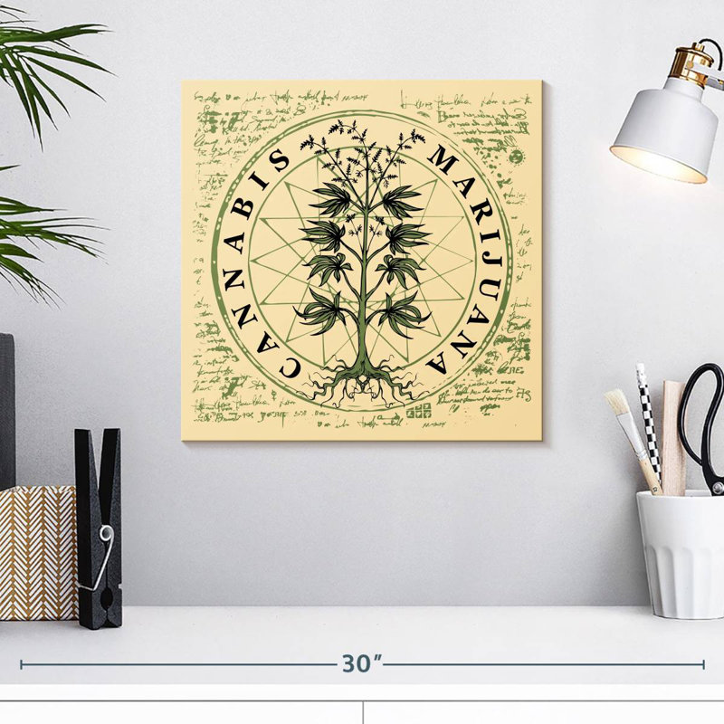 Harnek Legalize Marijuana, 16" H x 16" W