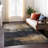 Machine Washable Indoor/Outdoor Cicel ACN1209 Charcoal Rug-109531417