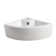 Elanti 12.25'' White Porcelain Specialty Bathroom Sink with Overflow