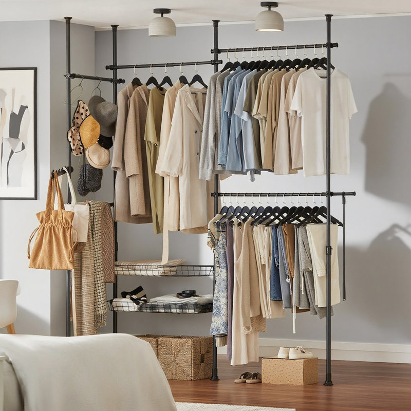 Shanitaortia Closet System, Black