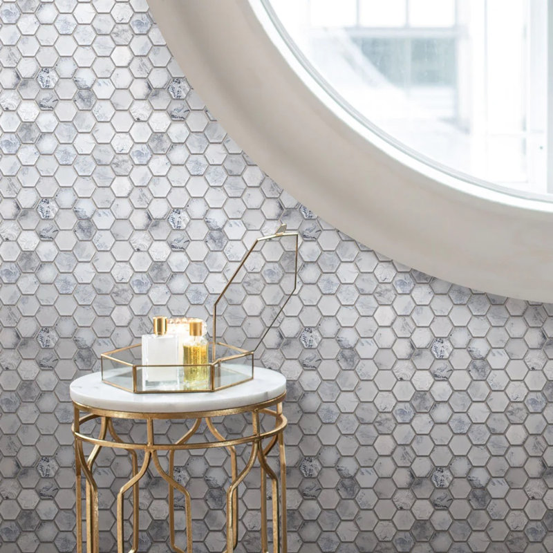 Verre 11.7 In. X 11.8 In. Glass Mosaic Wall And Floor Tile (9.6 Sq Ft/Case) - 10 Pack, White