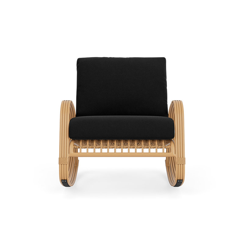 Riviera Outdoor Chair, Canvas Black