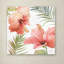 « tropical rosé ii », reproduction sur toile-33405959