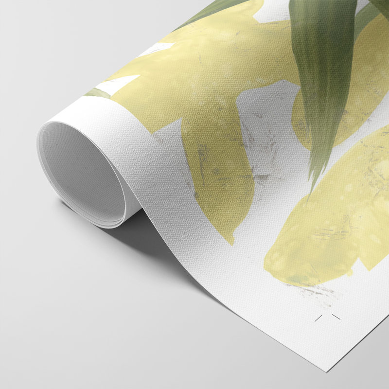 Sea Grass Fresco III - Impression sur toile seulement - NON-CADRE, H 18 po x l 12 po