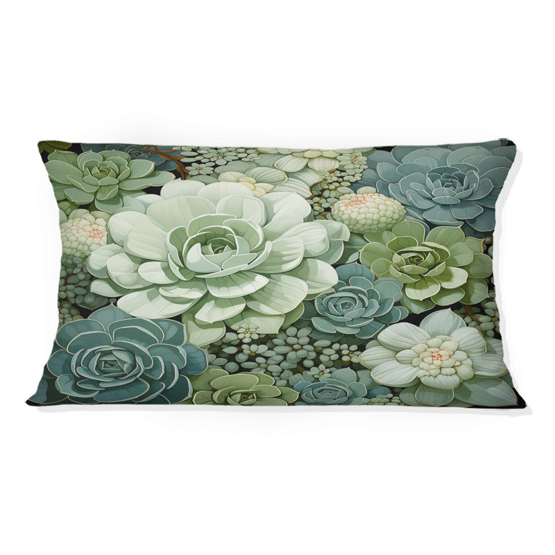 Coussin Green Succulents