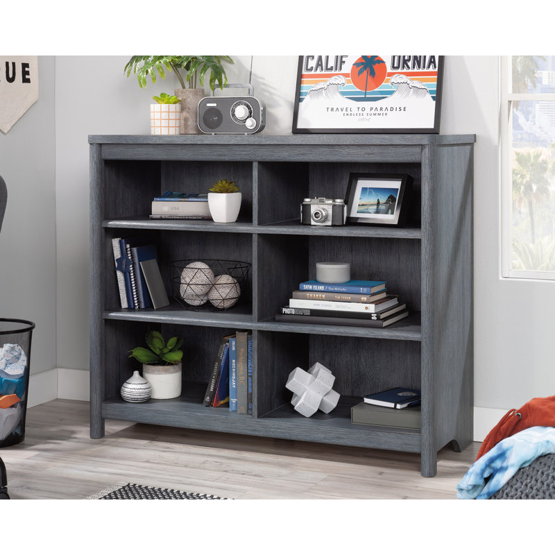 Bibliothèque standard Ayva H 36,26 "x l 43,15", Denim chêne