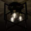 Iron Semi Flush Mount