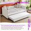 Canapé-lit simple / double rembourré avec couchette escamotable simple, tissu Boucle, capacité de poids de 500 lb, 83 po x 58,5 po x 29,5 po-1381195624-1381195625