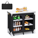 Paislie Retangular 96cm L Outdoor Buffet & Console Table