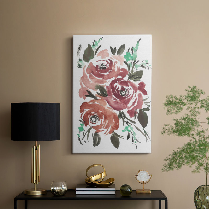 Jolies roses I - galerie Cavas sur mesure