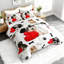 Ensemble d'édredon Cute Puppy Dog Lover, ensemble de literie adorable avec 2 taies d'oreiller, literie douce et lavable à la machine, édredon toutes saisons pour le décor de la chambre-123021192