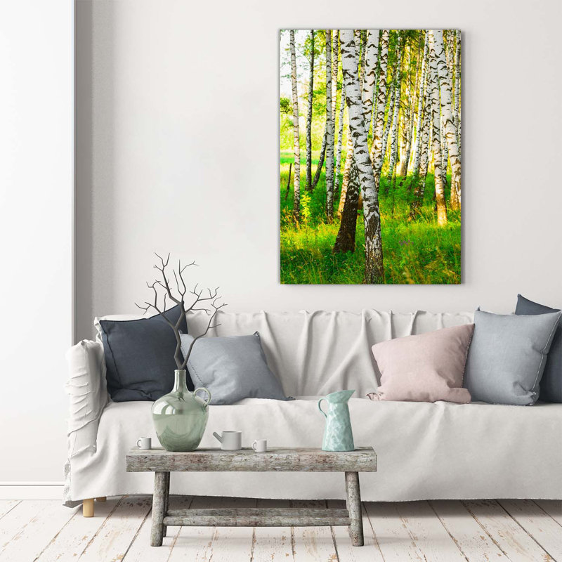 Birch Forest - Wrapped Canvas Print