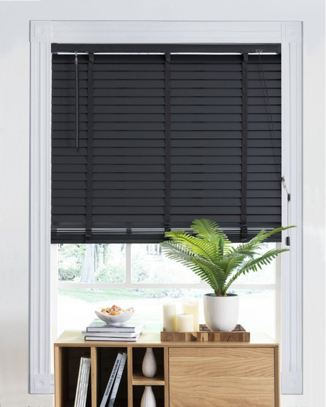 Room Darkning Wood, Slate Grey, 60cmW x 130cmL