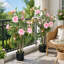 Set of 2 Artificial rose trees 90cm-135948740