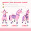 Licorne Qaba Ride On Real