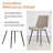 5-piece Transitional Style Rectangular Dining Table Set, Expandable Folding Kitchen Table-1931822686-1931822683