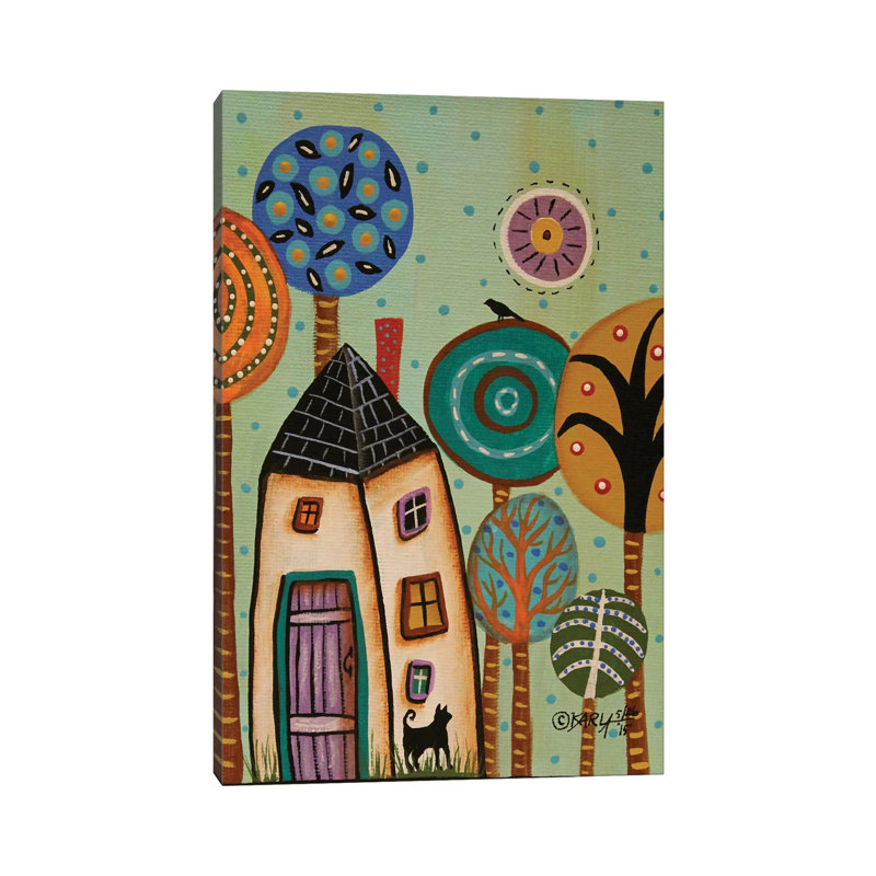 Purple Door I by Karla Gerard - Wrapped Canvas Gallery-Wrapped Canvas Giclée, 66.04cm H x 66.04cm W