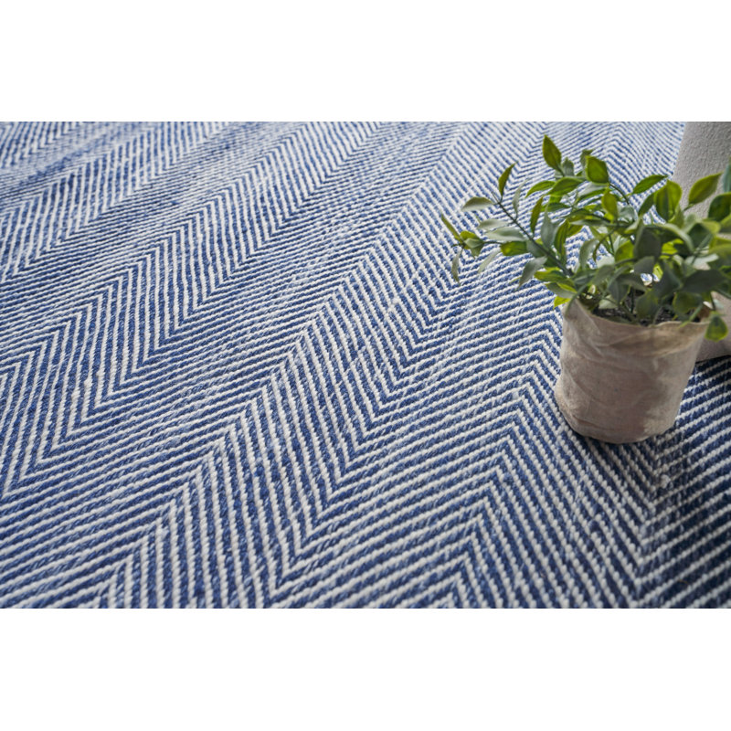 Bintan Geometric Area Rug in Ivory, Rectangle 8' x 10'