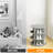 3-Tier Rotating Shoe Rack Tower, 360° Spinning Lazy Susan Shoe Display, Revolving Round Carousel, Vertical Shoe & Handbag Closet Storage Organizer-1607788341