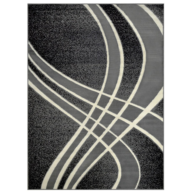 Nyongesa Geometric Indoor Rug, Rectangle 5' x 7'