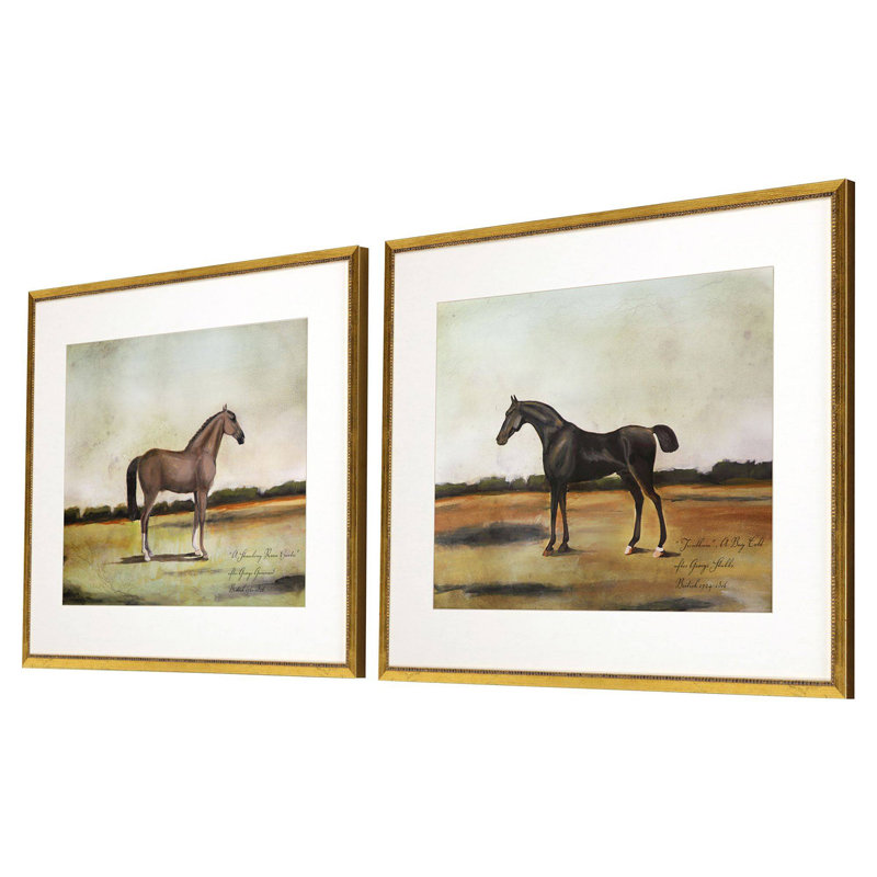 Equestrian III Framed Print