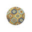 Tapis lavable à motif de losanges jaune-452015732