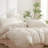 Double Muslin Bed Linen Cotton Pink Floral Pattern Bedding-115382630