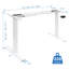 Dual Motor Electric Standing Desk Base-107156344