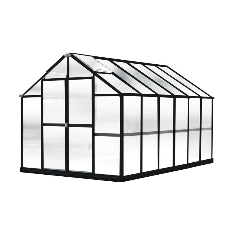 Mont Growers 8' W x 24' D Hobby Greenhouse, 90" H x 101" W x 12" D