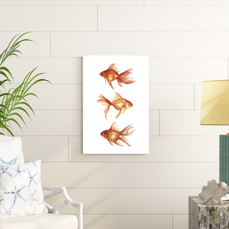 Poisson rouge ornemental III, H 30 po x l 20 po x P 1,25 po