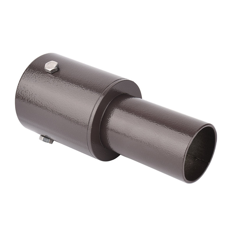 Adaptateur Tenon pour poteaux légers ronds de 3 pouces, support de fixation robuste, boîtier en bronze