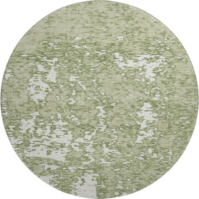 Premium Machine Washable Prisco Aloe Rug
