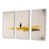 Toile avec cadre blanc