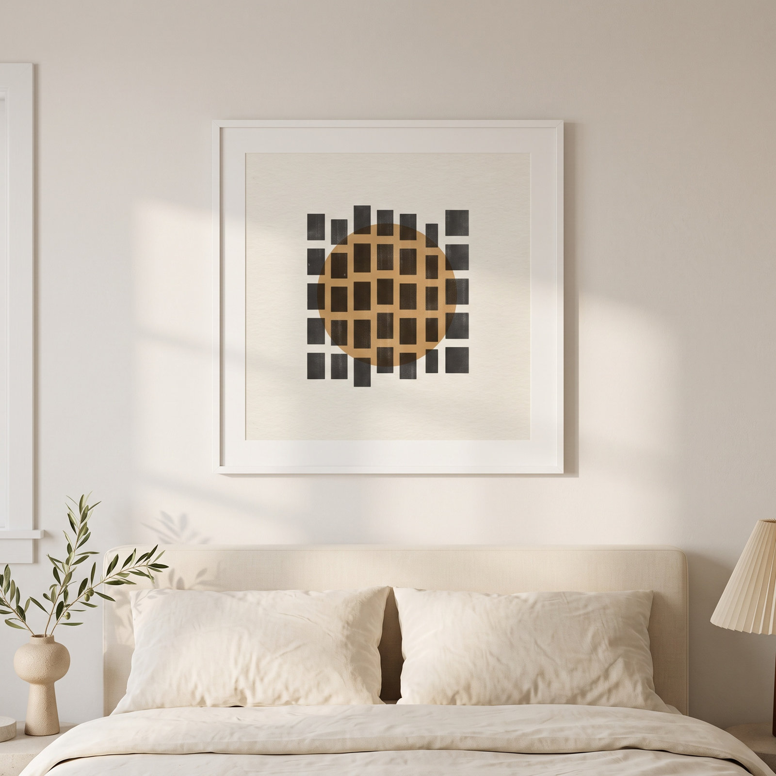 Giese "Paper Object No. 8" Print, White, 25" H x 25" W