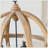 Barkon 4 - Light Iron Globe Chandelier