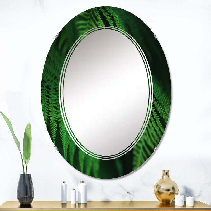 Miroir de salle de bain ovale mural, 36 po x 24 po