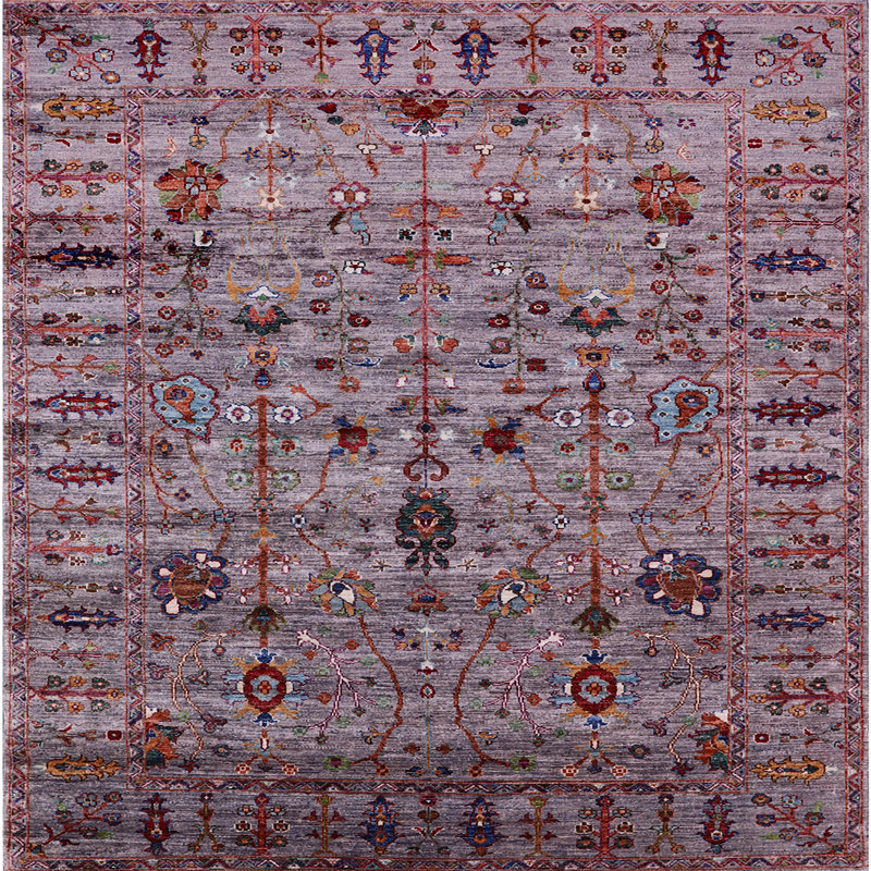 Future Tense Oriental Indoor Rug, Square 7'