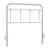 August Grove® Metal Twin Size Headboard, Adjustable Height, Farmhouse Victorian Style, Steel Headboard Only For Bedroom, Easy Assembly, White-2010374290-2010374289