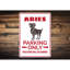 Panneau de stationnement Aries-58193384